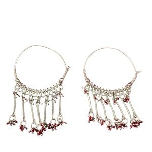 🌺 Vintage Artisan Handmade Dangle Earrings